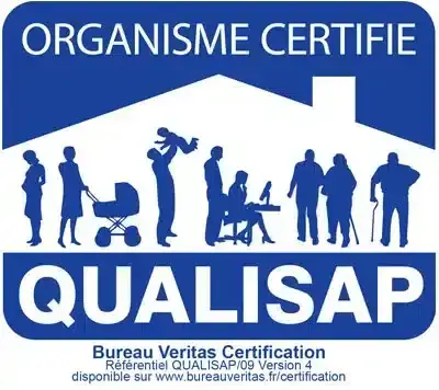 Label Qualisap garantissant la qualité des services d’aide à domicile délivrés par Asensa en Pyrénées-Atlantiques