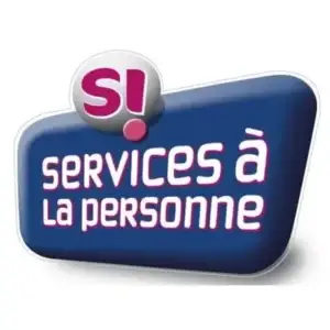 Sticker “Services à la personne” attestant des prestations à domicile proposées par Asensa à Serres-Castet, Pau et Orthez